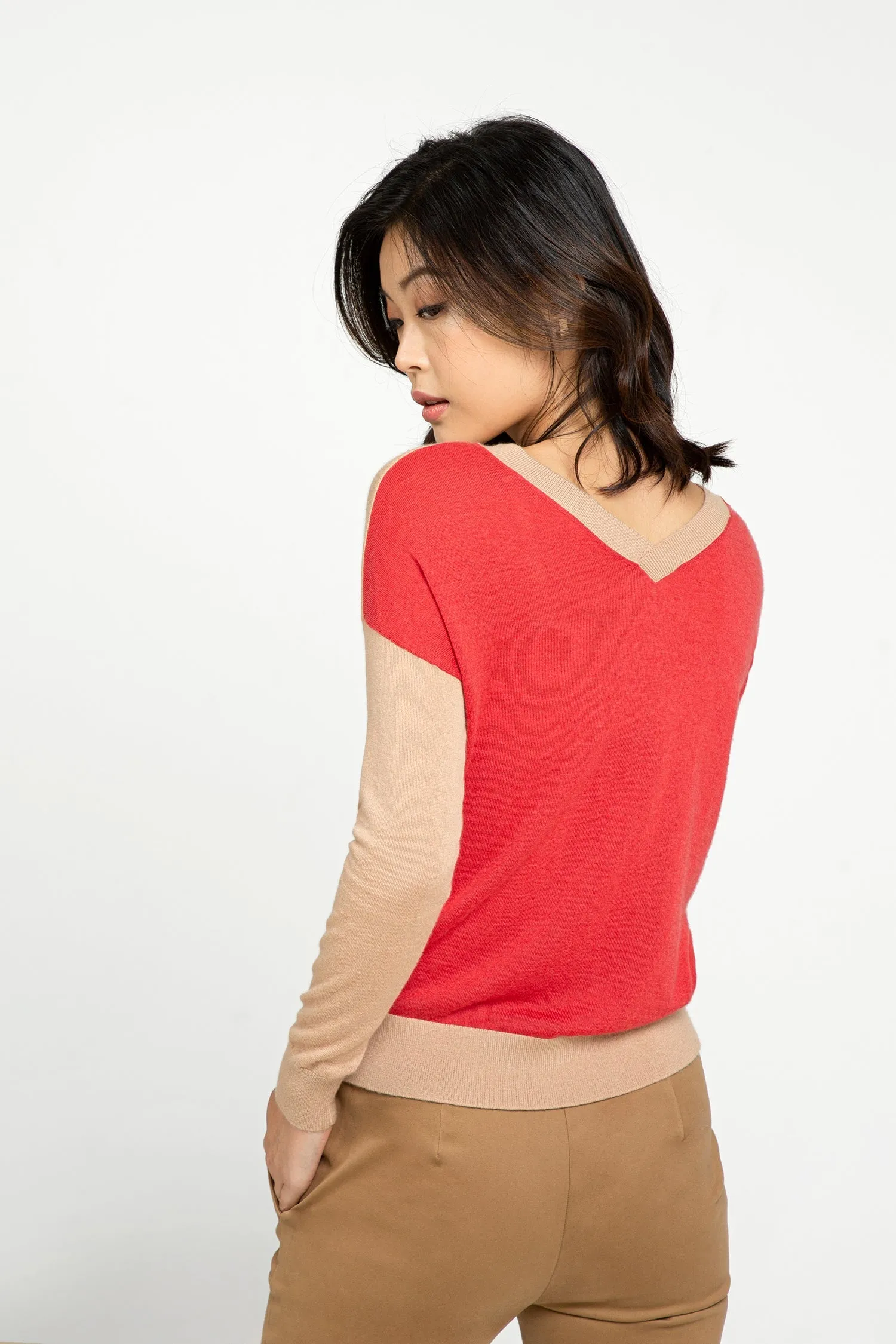 2-way Colorblock Sweater