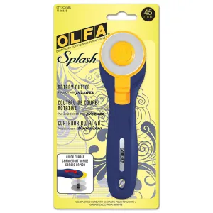 45mm Rotary Cutter - Navy - Olfa Splash