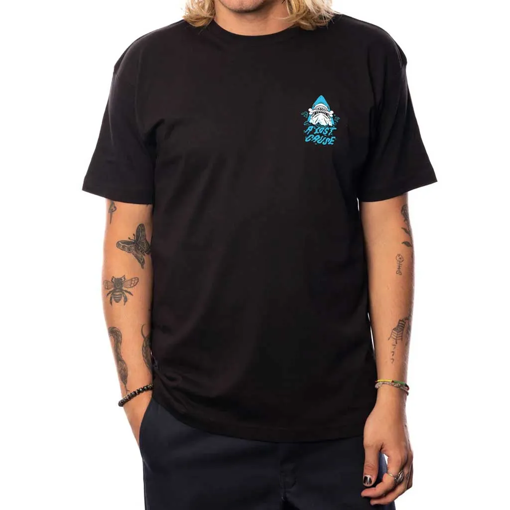 A Lost Cause Shark Party V2 Tee - Black