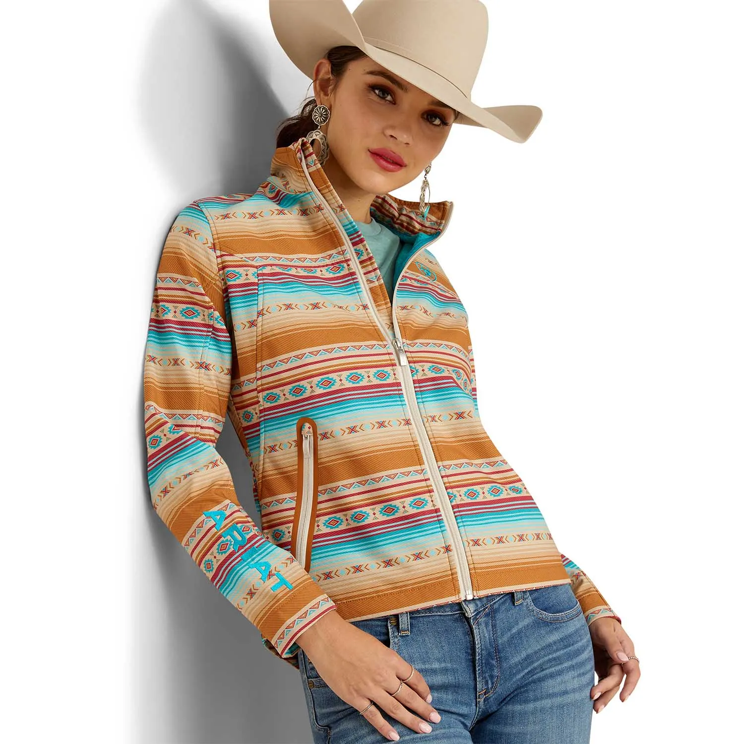 Ariat Women's Team Softshell Print Jacket, Serape