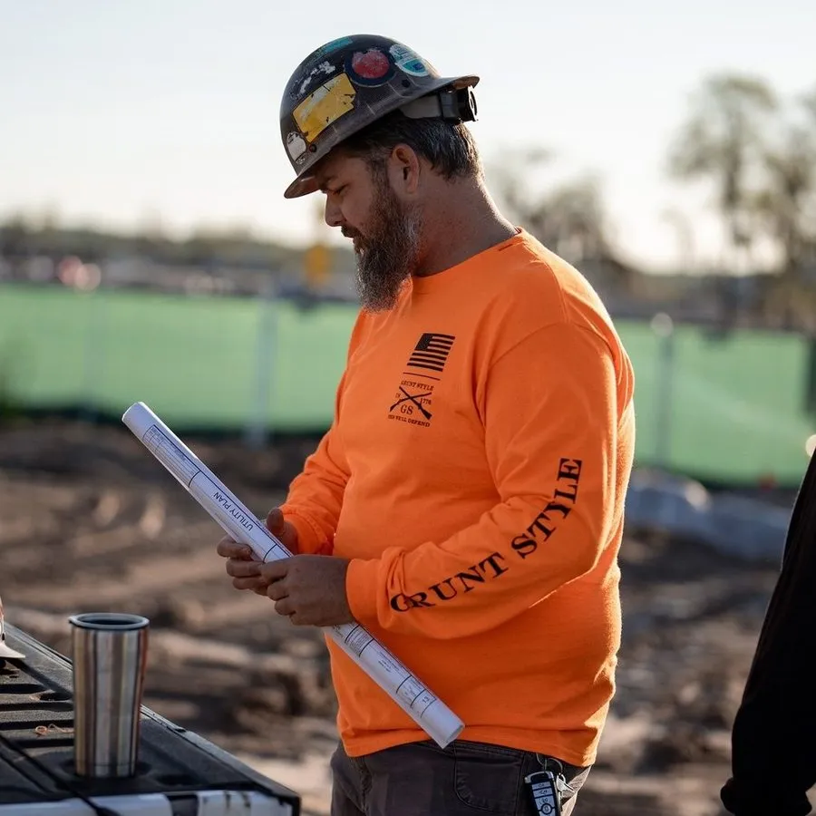 Base Long Sleeve - Safety Orange