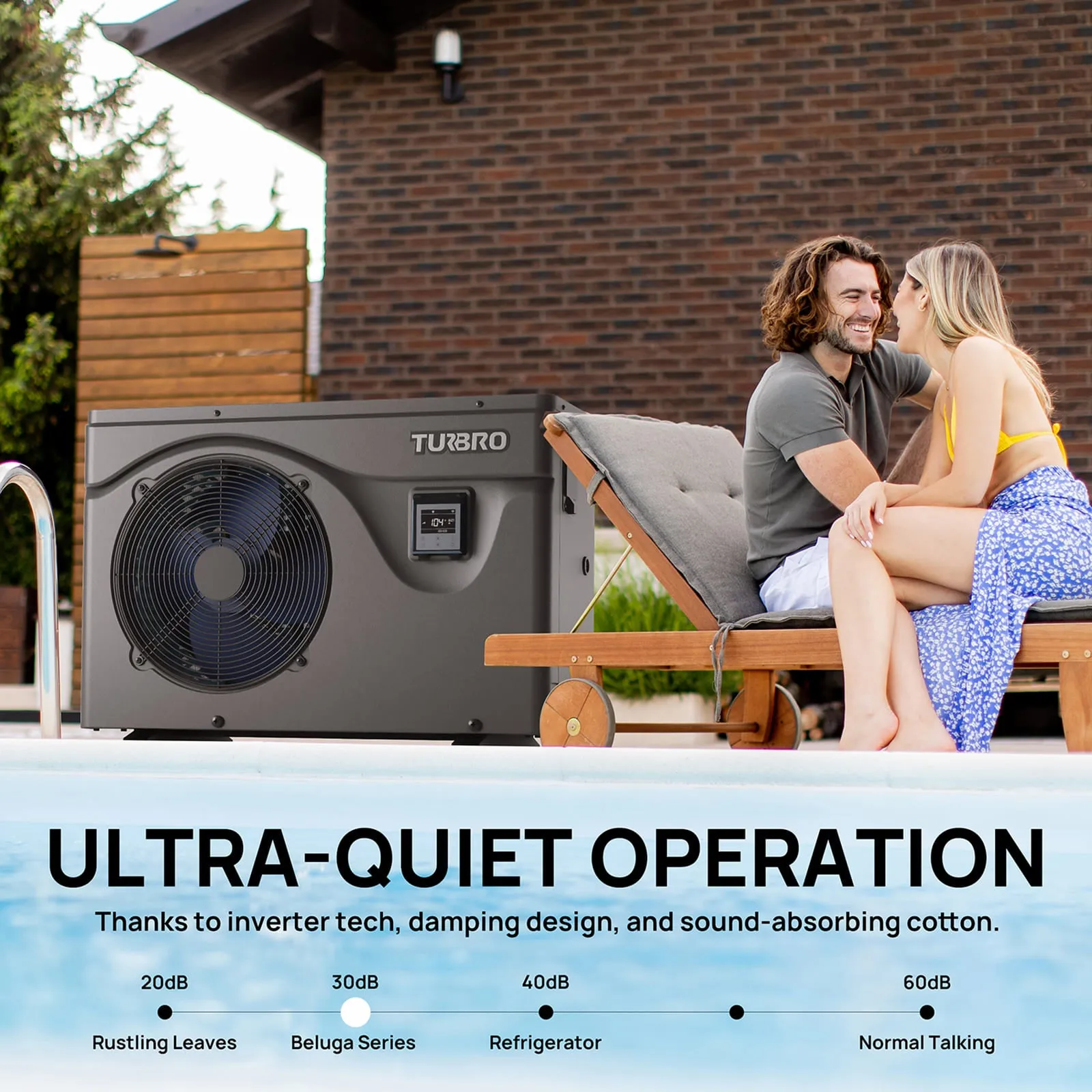 Beluga B50V/B75V Inverter Swimming Pool Heat Pump