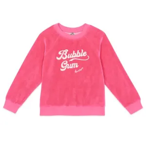 Bubblegum Velour Sandy Sweatshirt