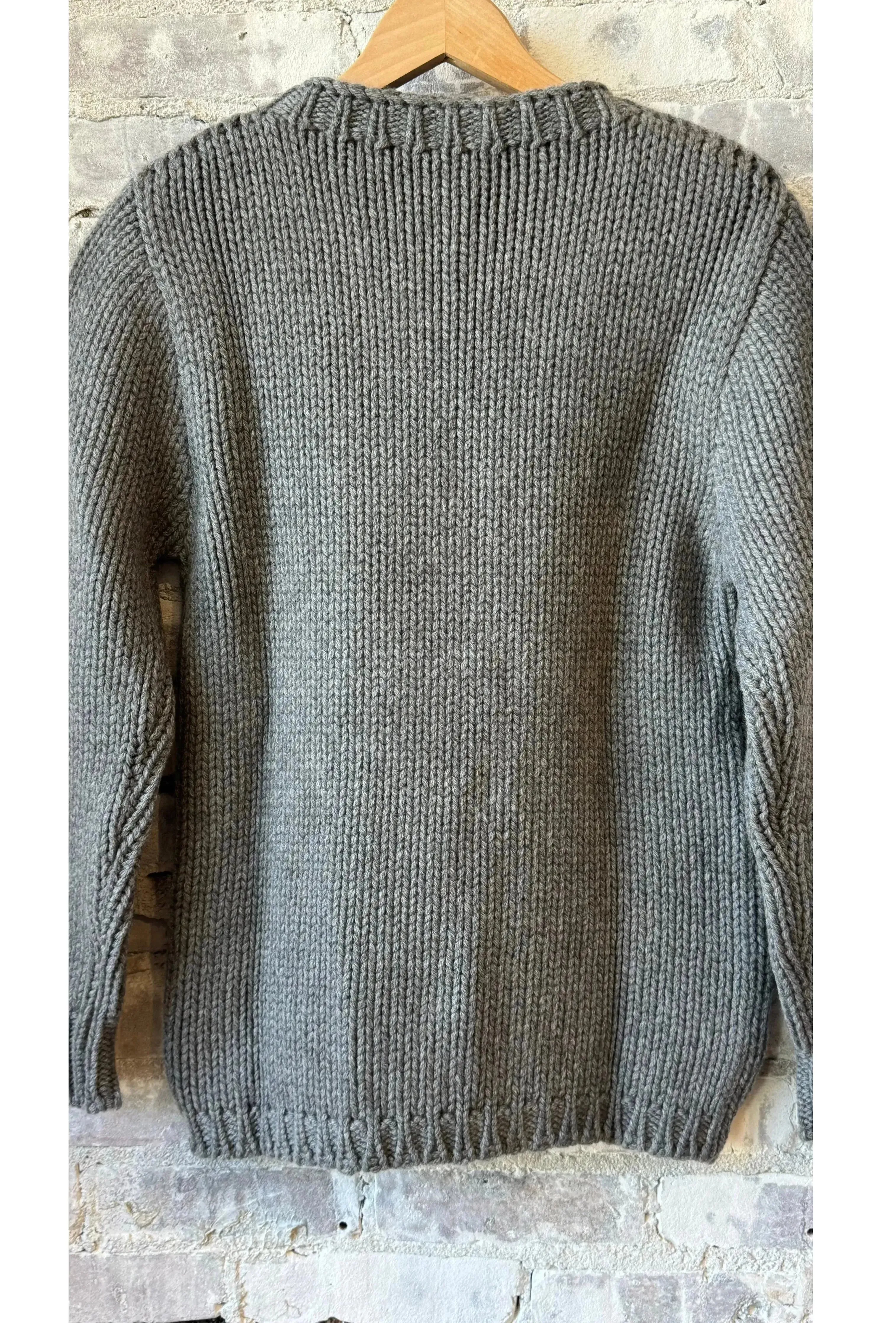 Chunky Merino Crew - Charcoal