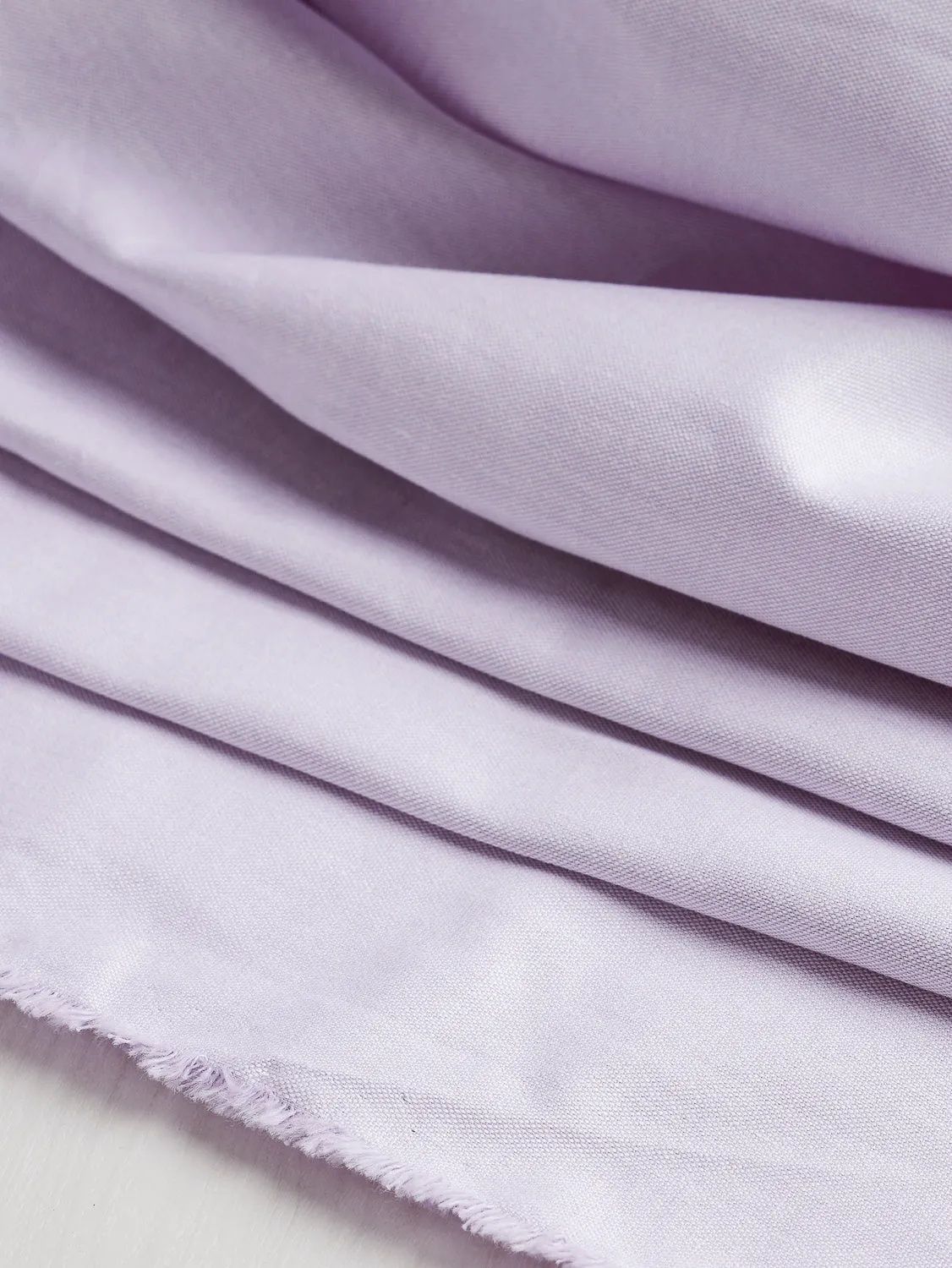 Cotton Oxford Shirting - Lavender - Swatch