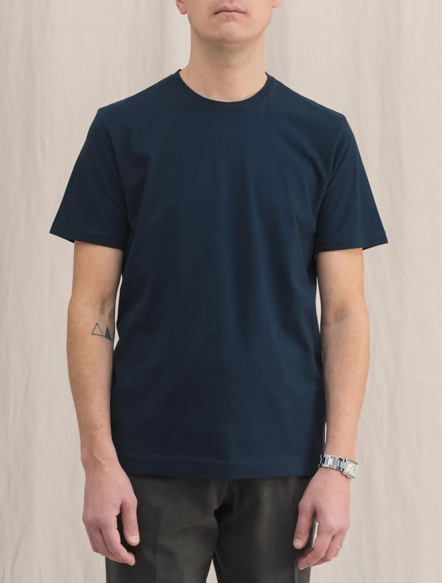 Cotton T-shirt Navy