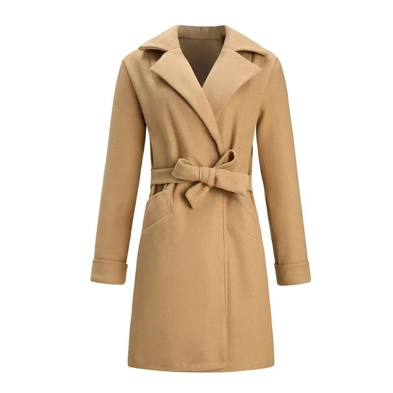 Cutubly Office Lady Woolen Coat