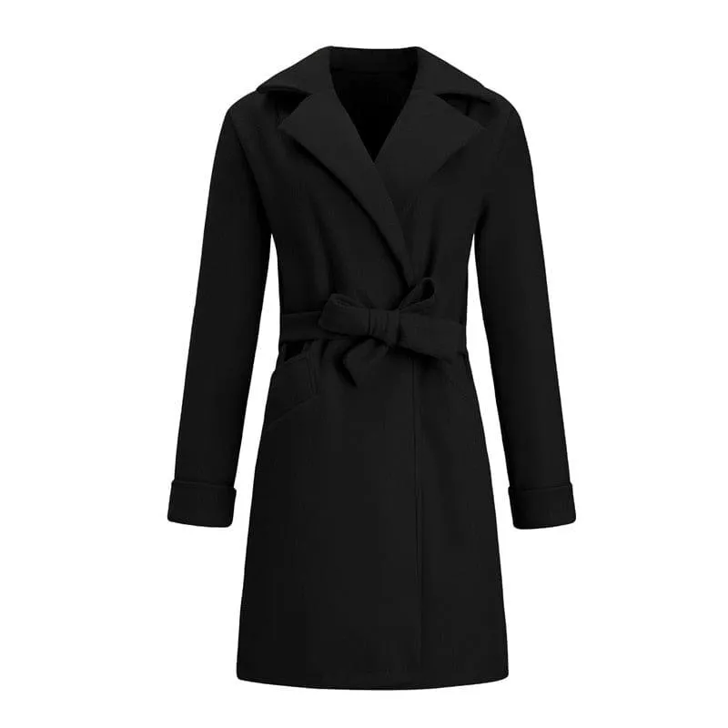 Cutubly Office Lady Woolen Coat