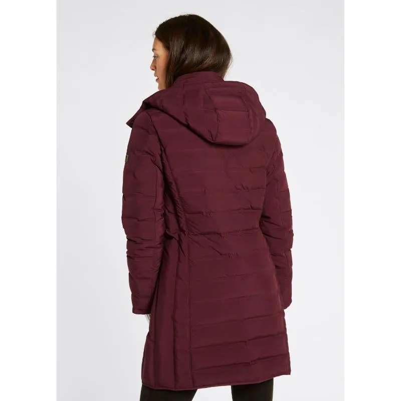 Dubarry Ballybrophy Ladies Down Coat - Oxblood