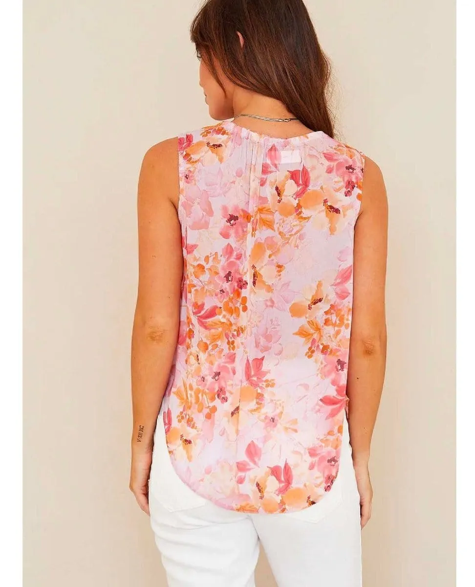 Fiesta Floral Sleevless Top