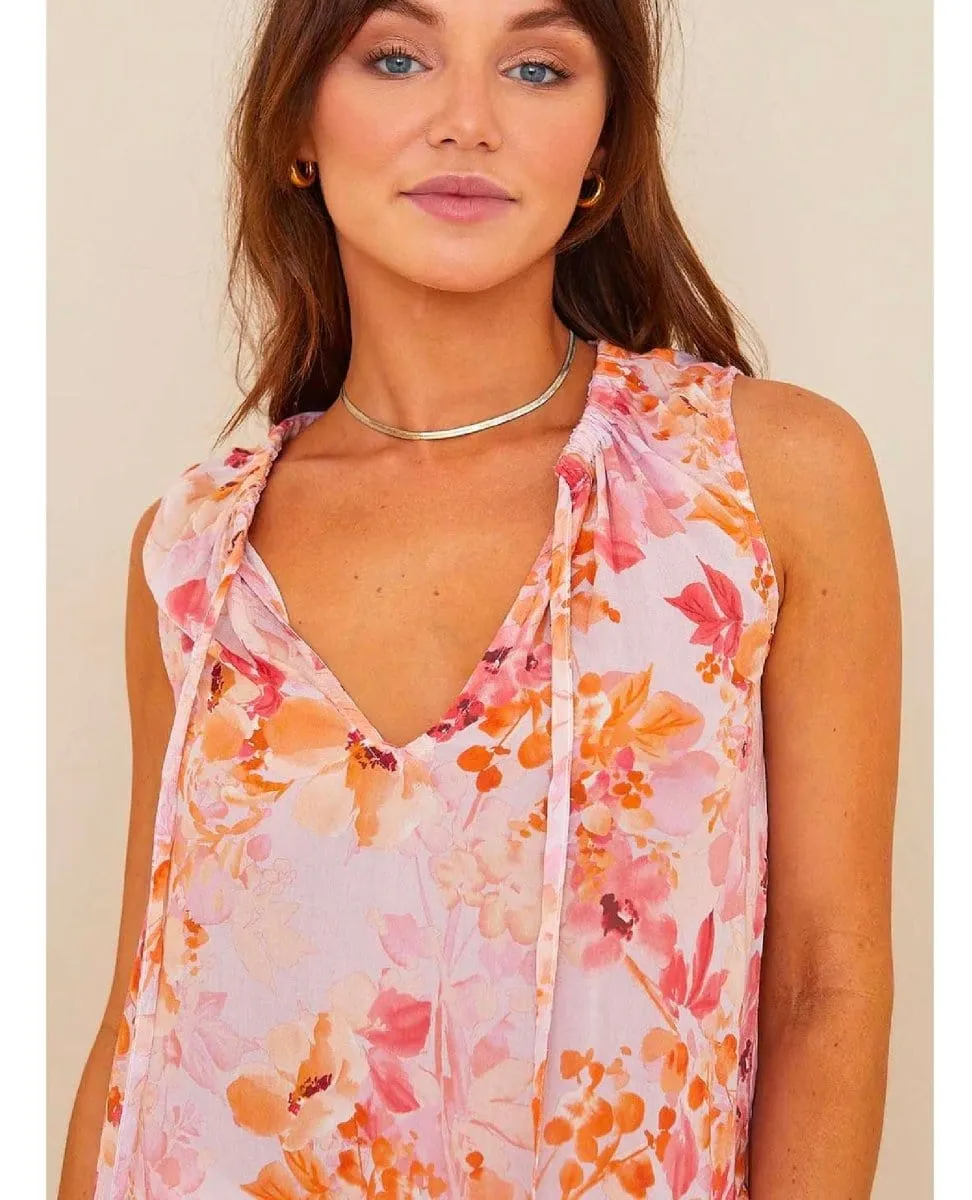 Fiesta Floral Sleevless Top