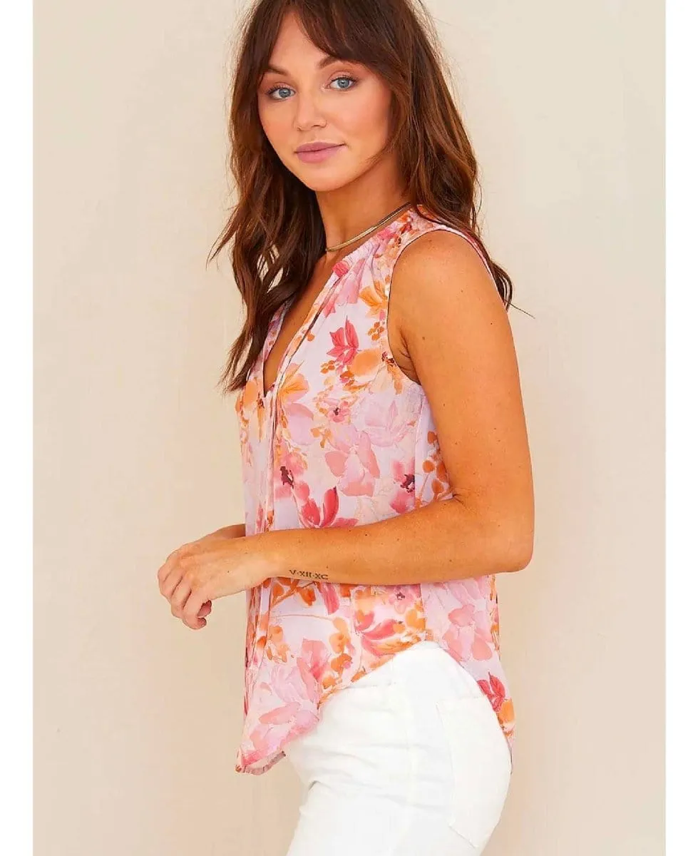 Fiesta Floral Sleevless Top