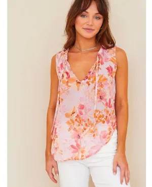 Fiesta Floral Sleevless Top