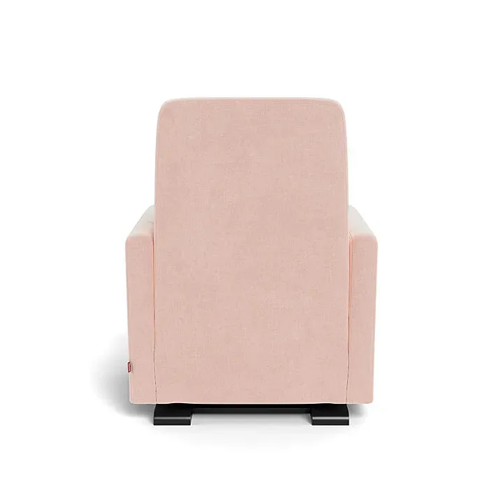 Grano Glider Swivel Recliner - Petal Pink Fabric - Swivel Base