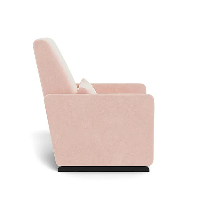 Grano Glider Swivel Recliner - Petal Pink Fabric - Swivel Base