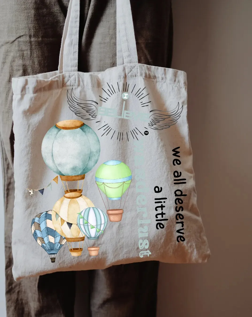 I Believe in Wanderlust  Daily Thaila -  Canvas Reusable Bags