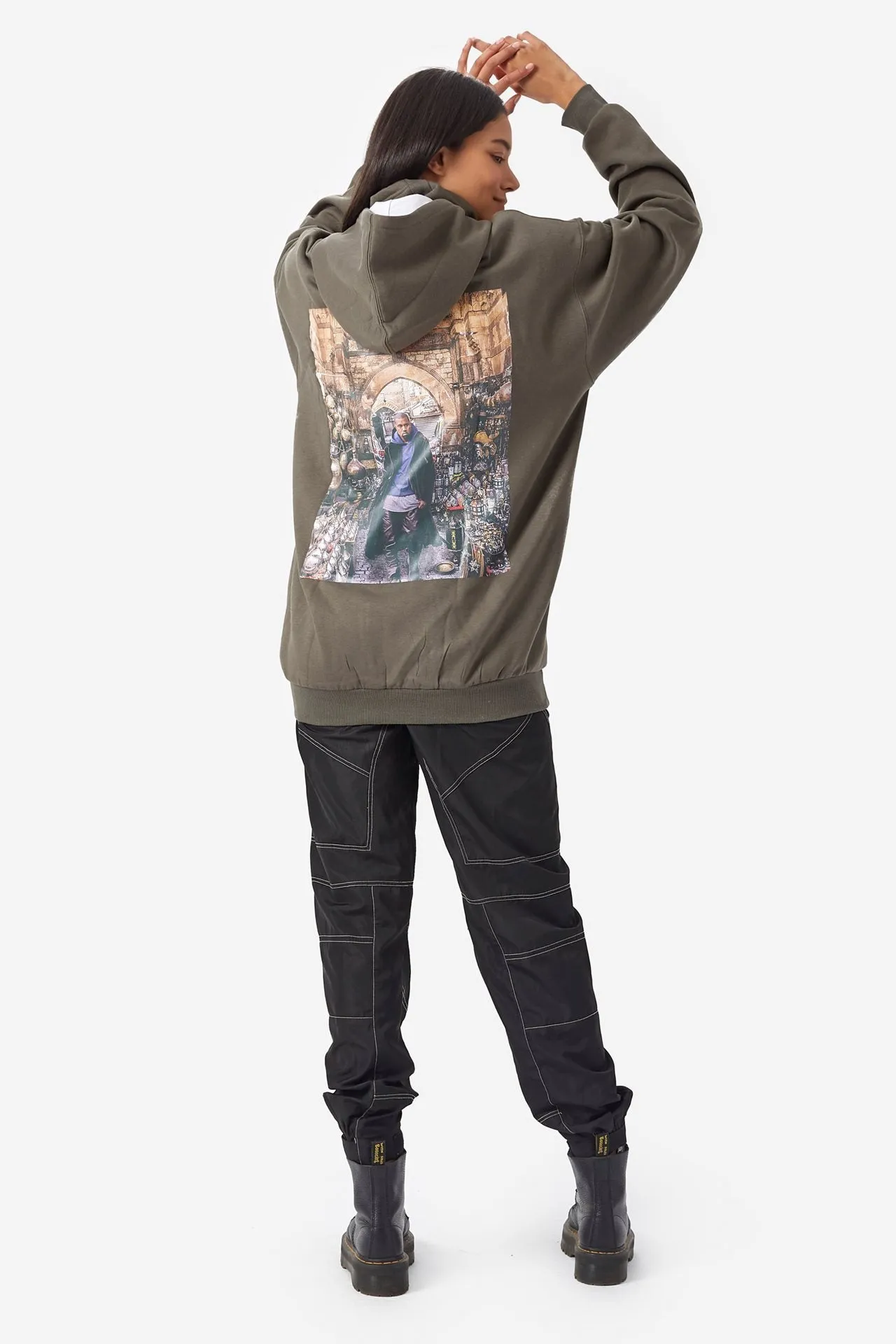 Kanye West Printed Sweatshirt - Abbyss