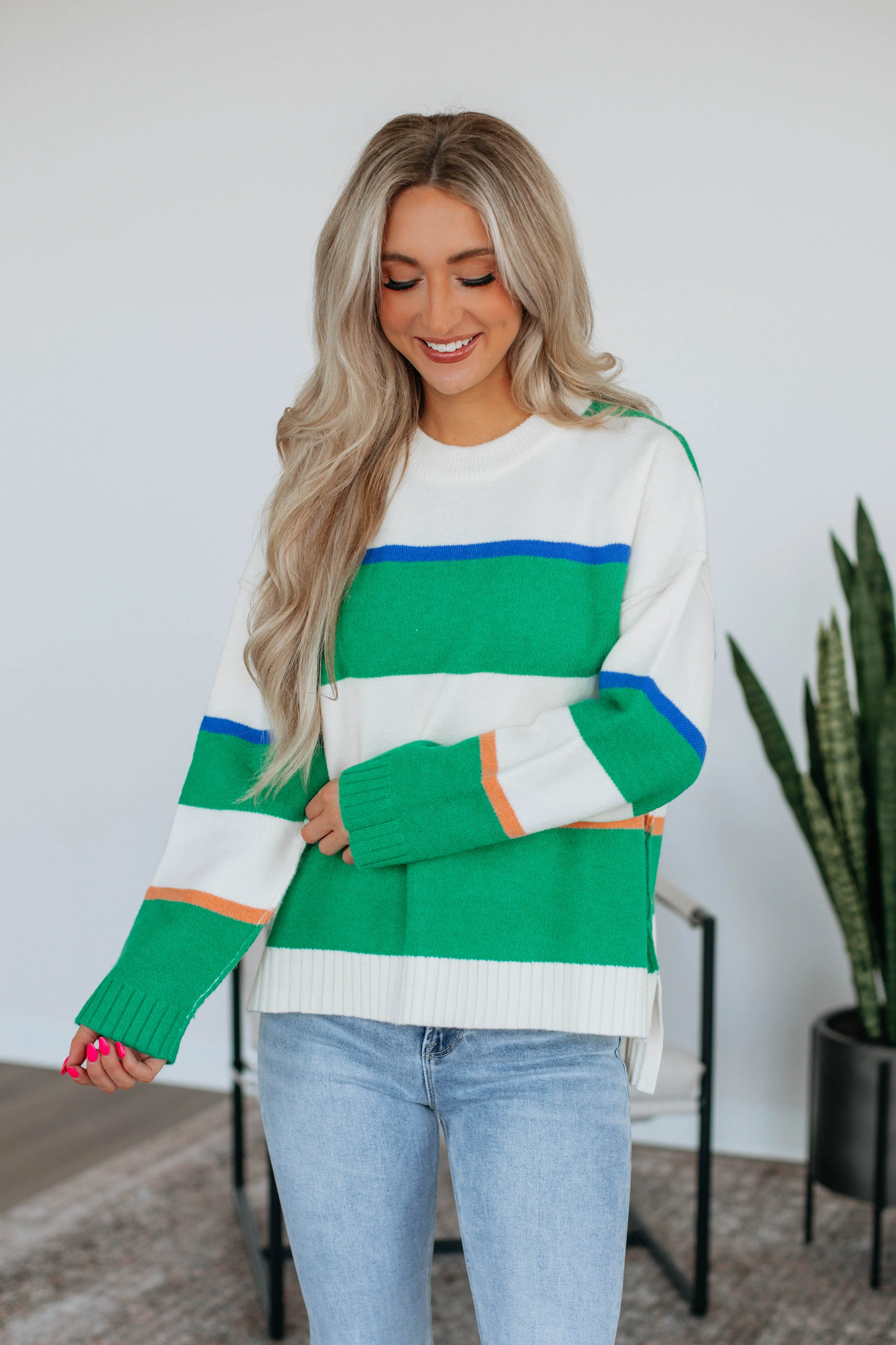 Lowgan Striped Sweater