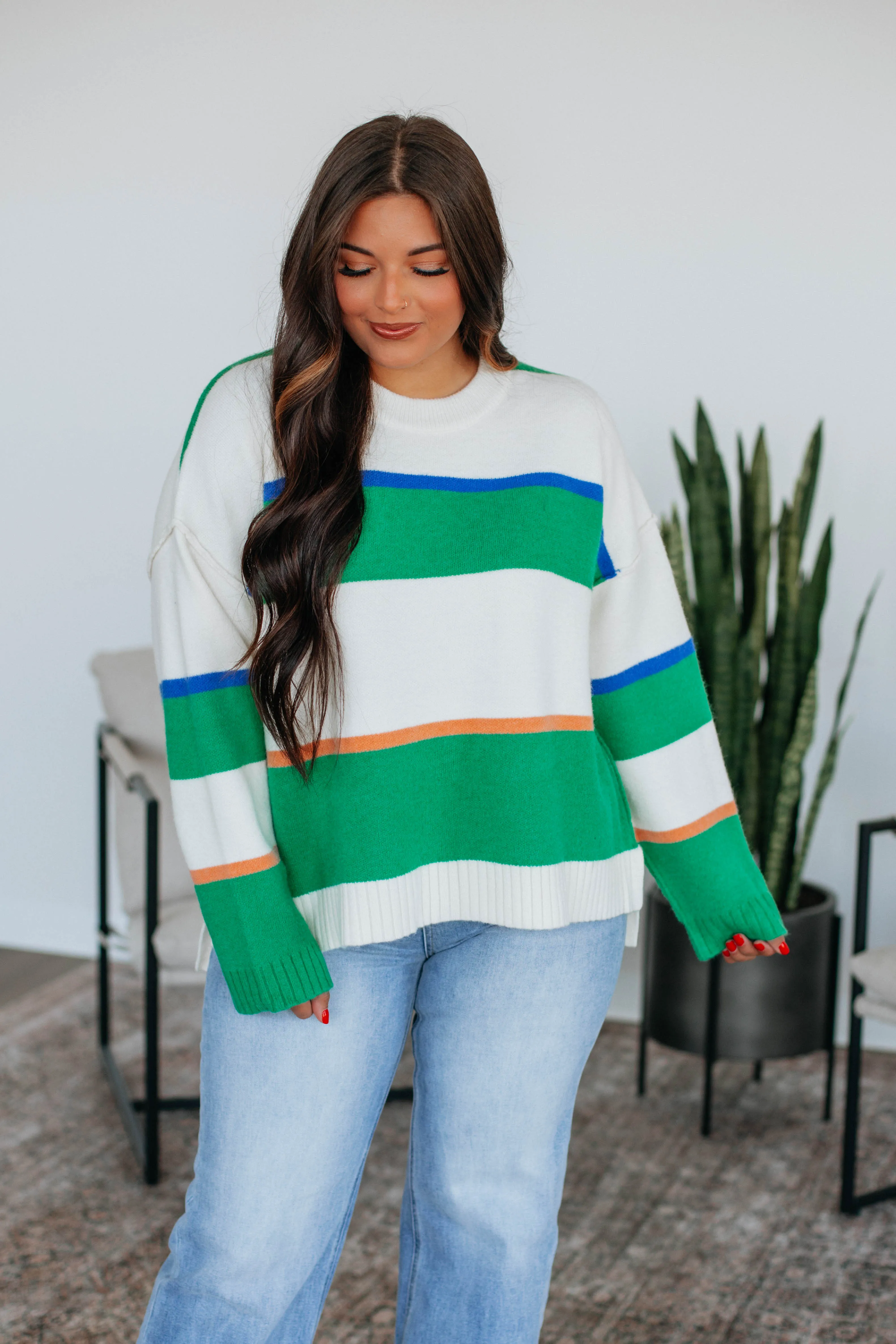 Lowgan Striped Sweater