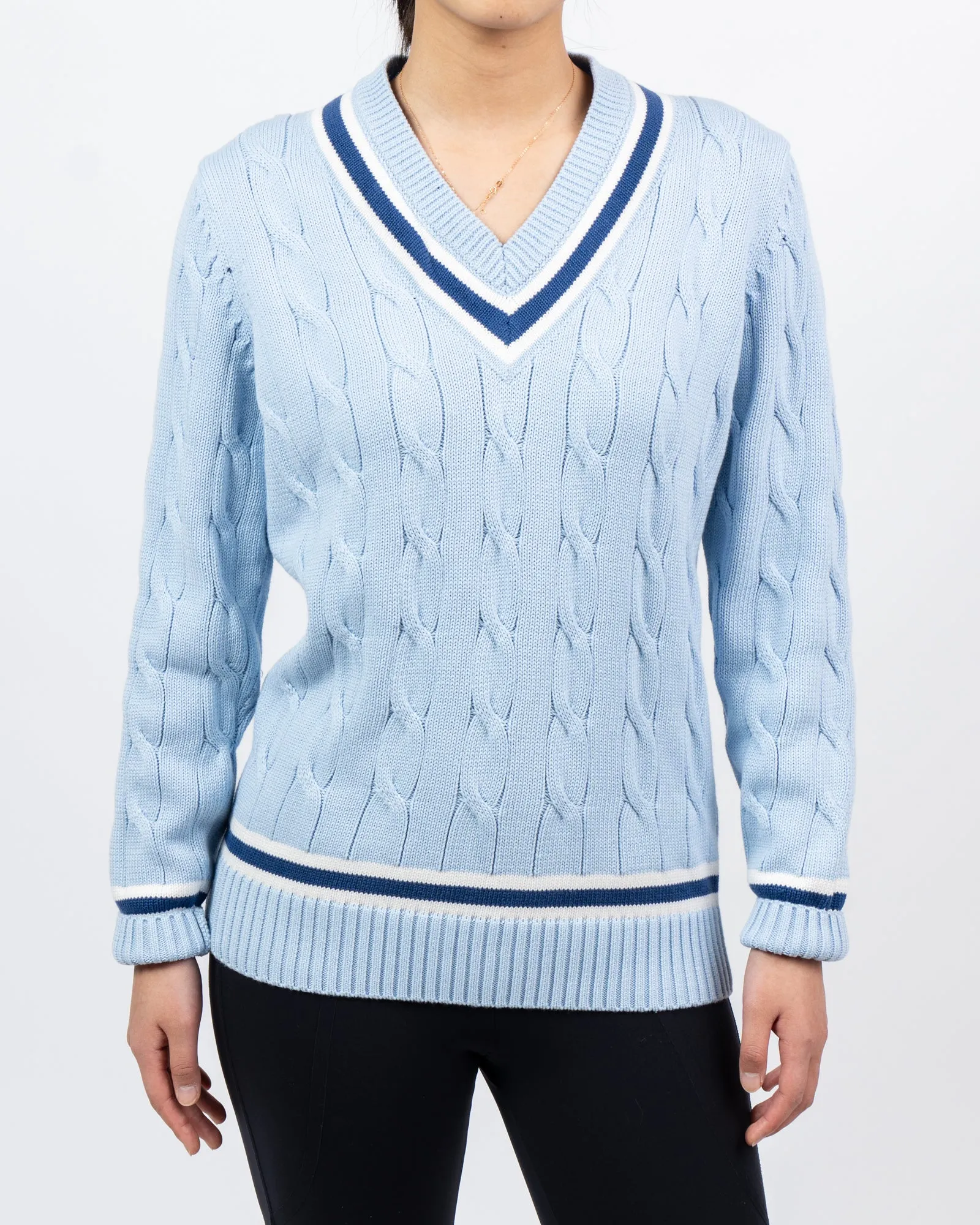 Lt.Blue Cotton Cricket Sweater