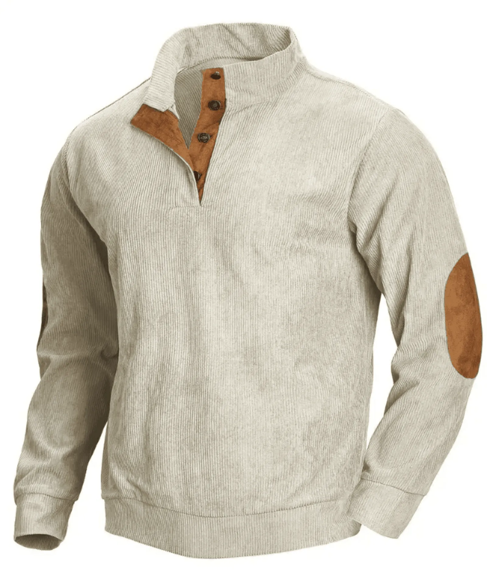 Men's Long Sleeve Waffle Sweatshirts-DUMFH04609