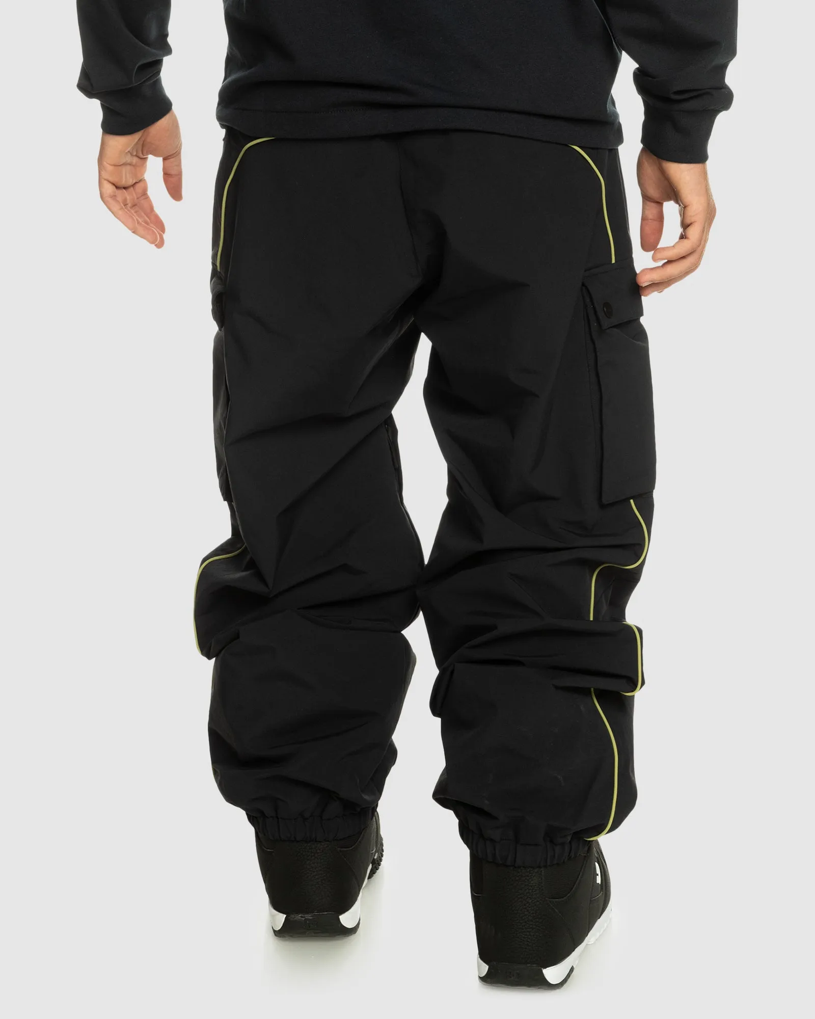 Mens Snow Down Cargo Technical Snow Pants