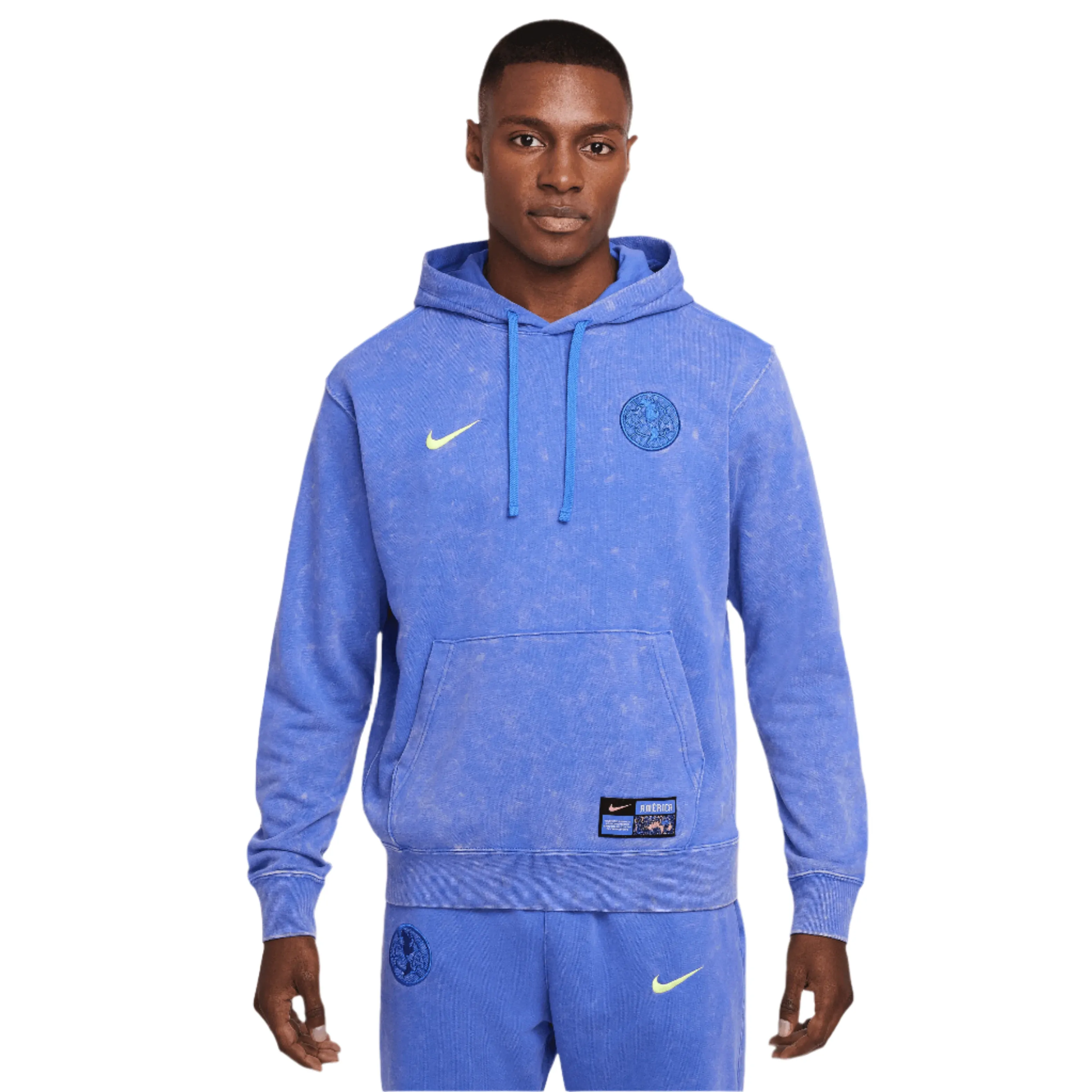 Nike Club América Club Third Soccer French Terry Pullover Hoodie