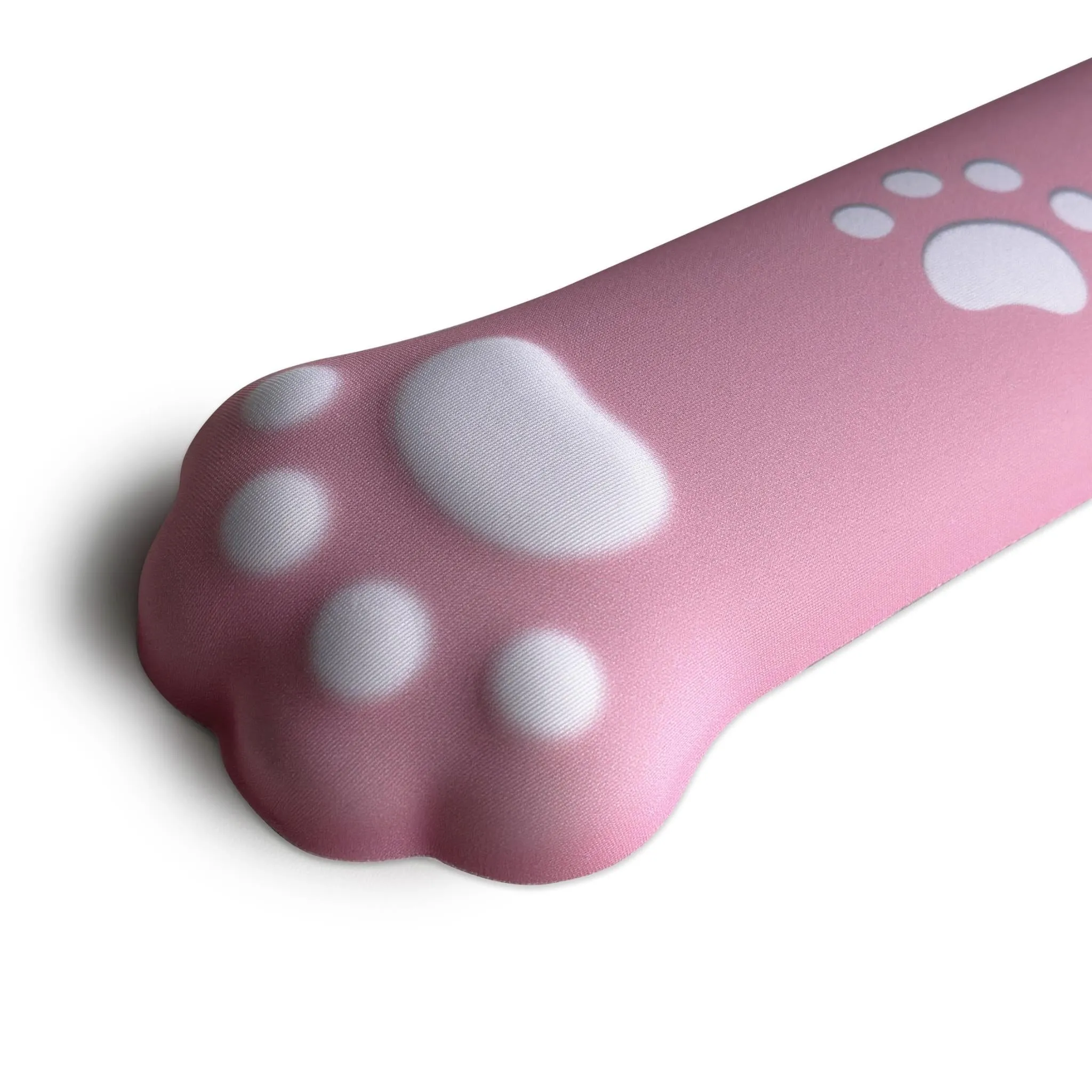 Playmax Paw Print Wrist Rest (Pink/White)