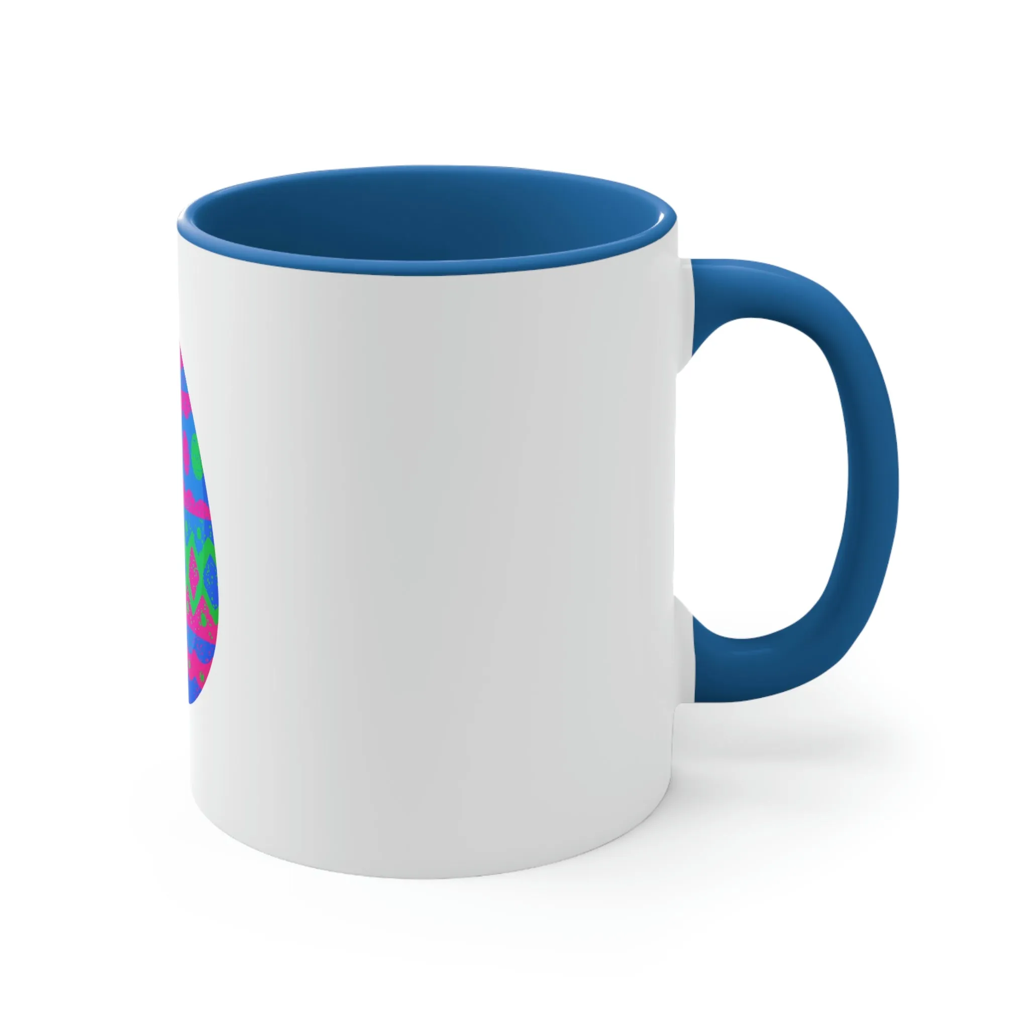 Polysexual Flag Accent Coffee Mug Easter Festival - Easter Egg