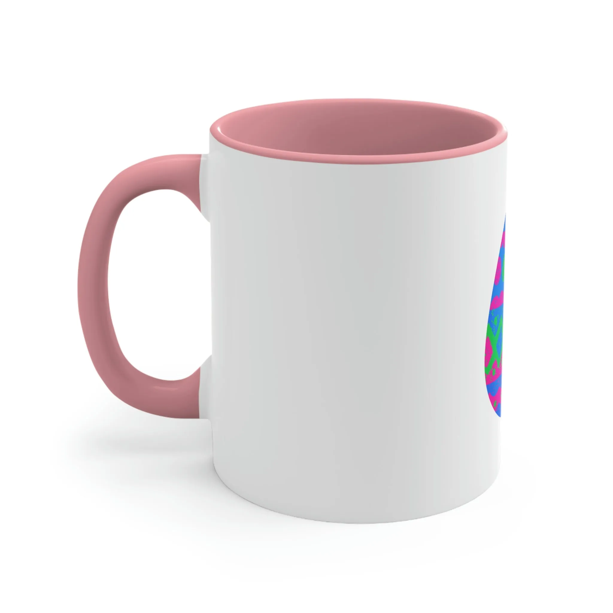 Polysexual Flag Accent Coffee Mug Easter Festival - Easter Egg