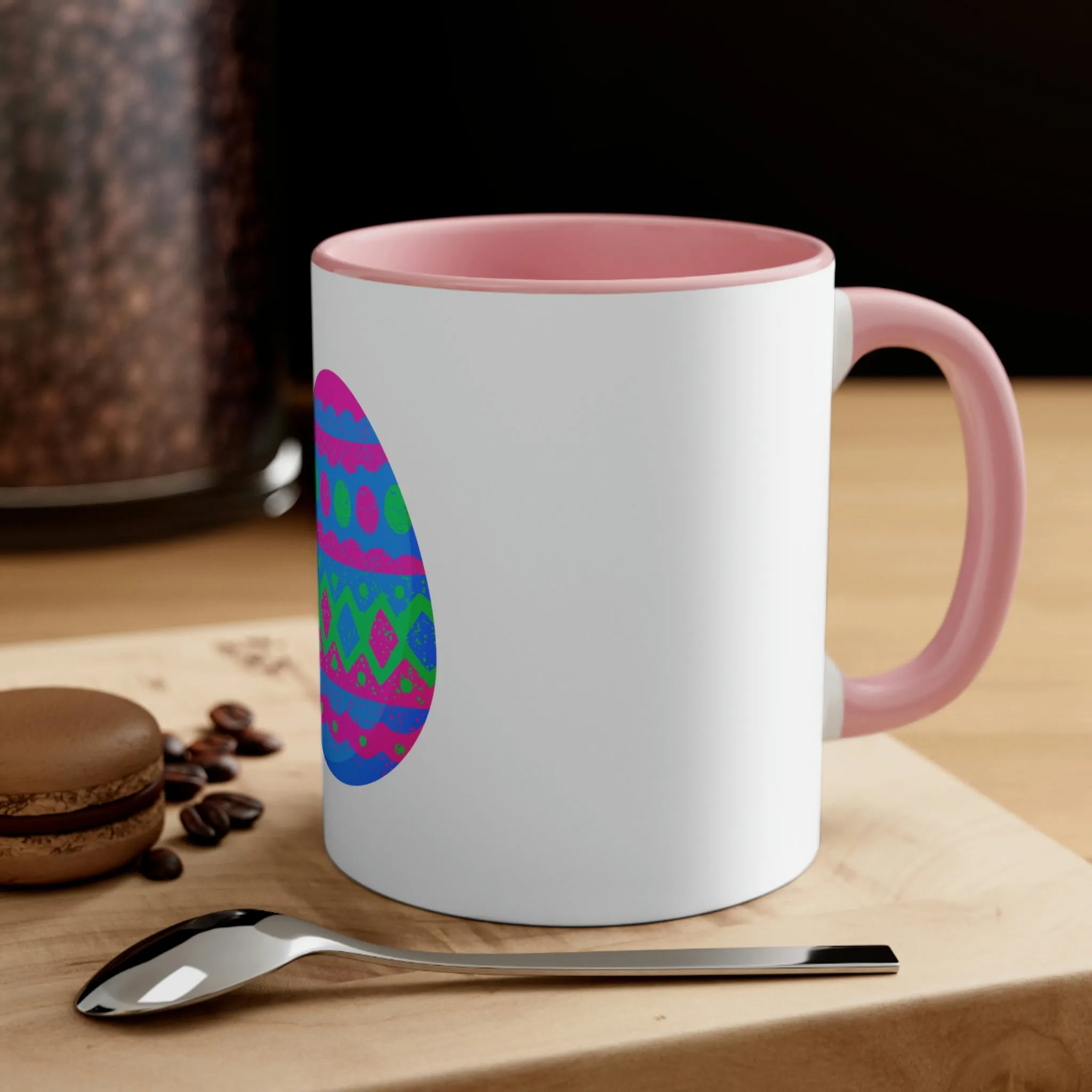 Polysexual Flag Accent Coffee Mug Easter Festival - Easter Egg