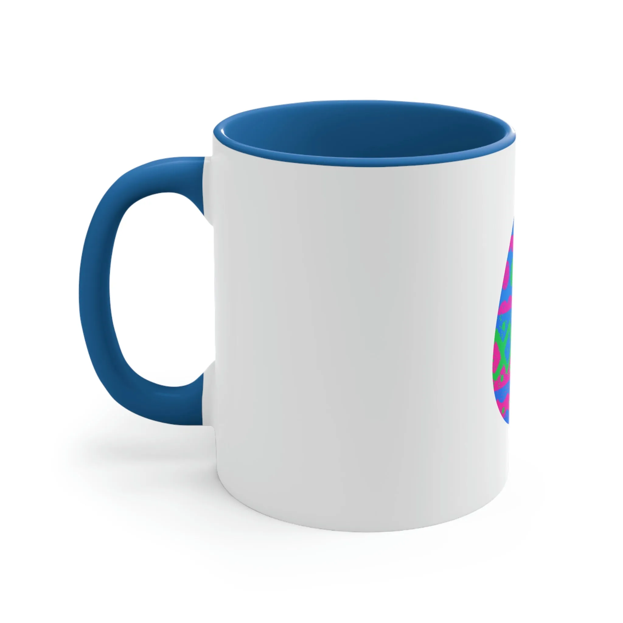 Polysexual Flag Accent Coffee Mug Easter Festival - Easter Egg