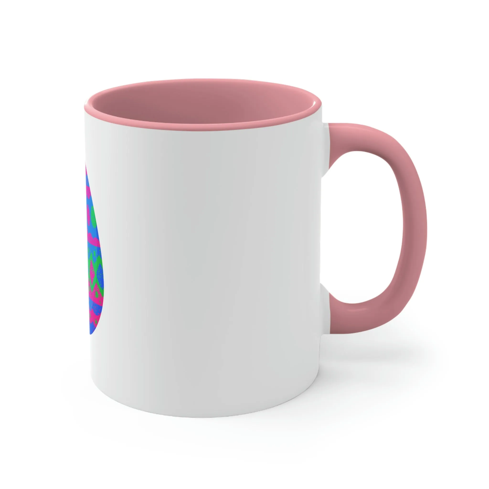 Polysexual Flag Accent Coffee Mug Easter Festival - Easter Egg