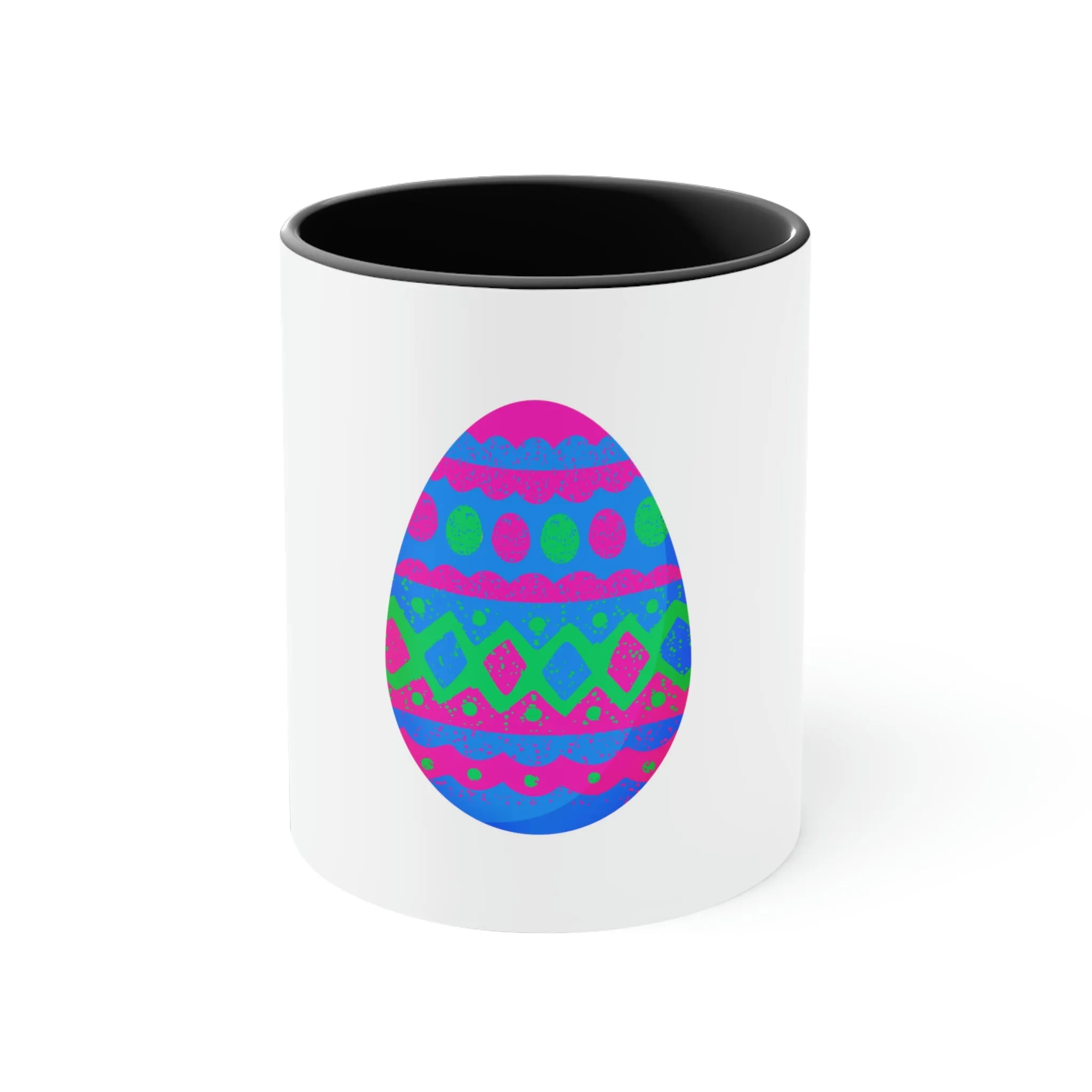 Polysexual Flag Accent Coffee Mug Easter Festival - Easter Egg