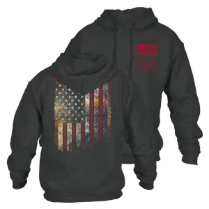 Red Blood Blue Collar® Hoodie - Dark Heather