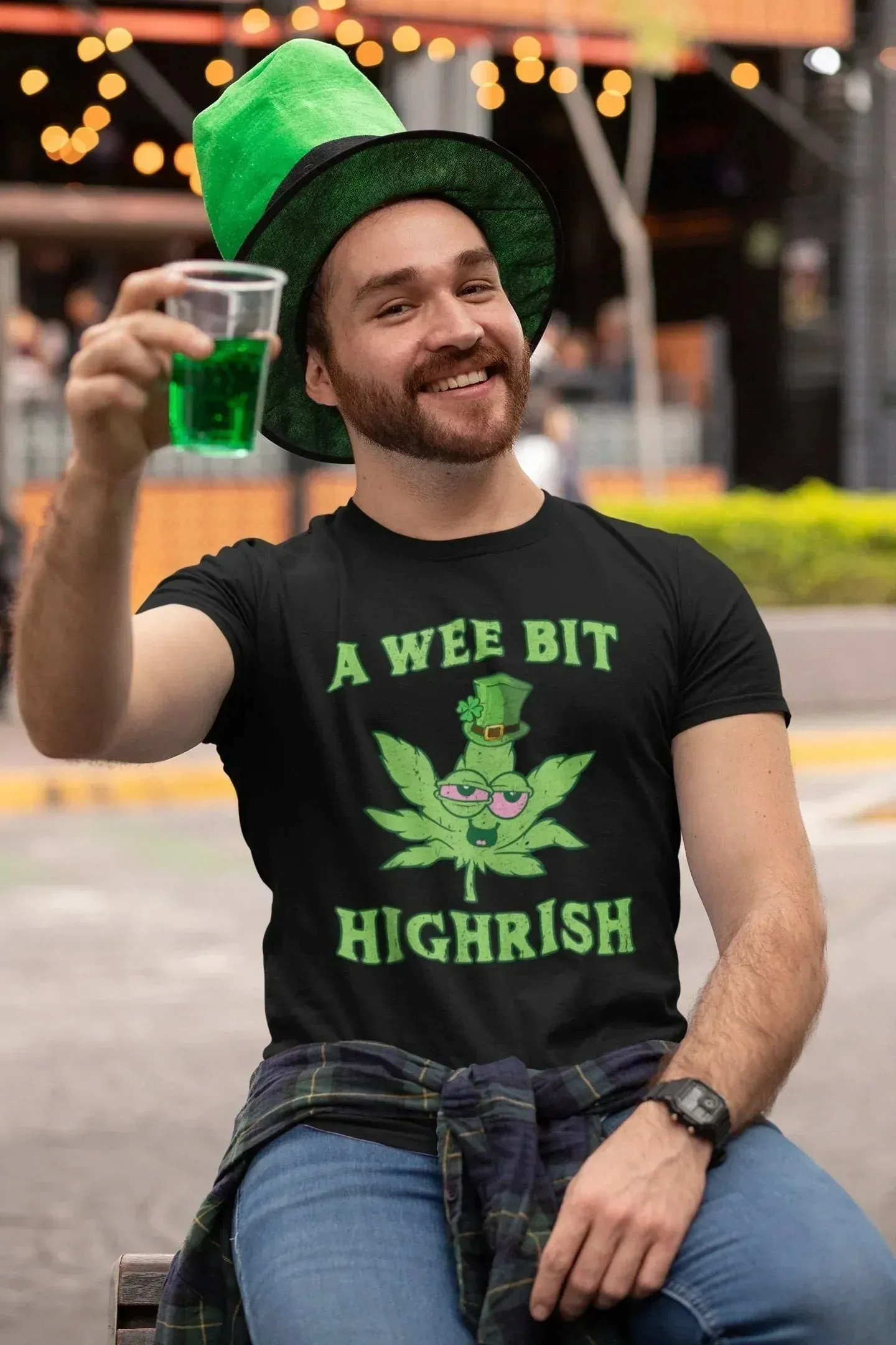 Stoner Shirt,  Irish Stoner Gift for Her, Weed Shirt, Hippie Clothes, Stoner Gift for Him, Cannabis Apparel, Cute Sweatshirt, Marijuana Tee