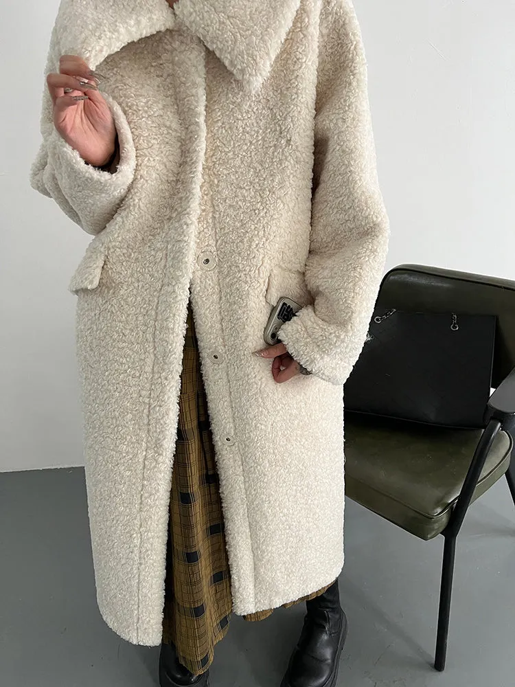 Teeka Fuzz Coat - Cream