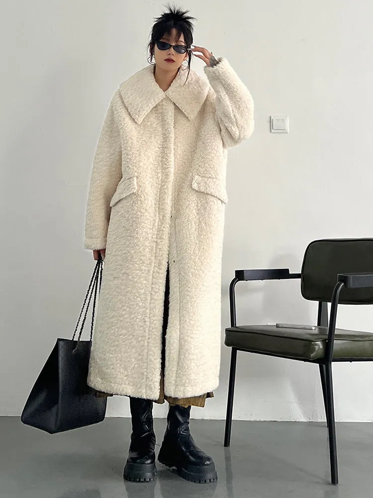 Teeka Fuzz Coat - Cream