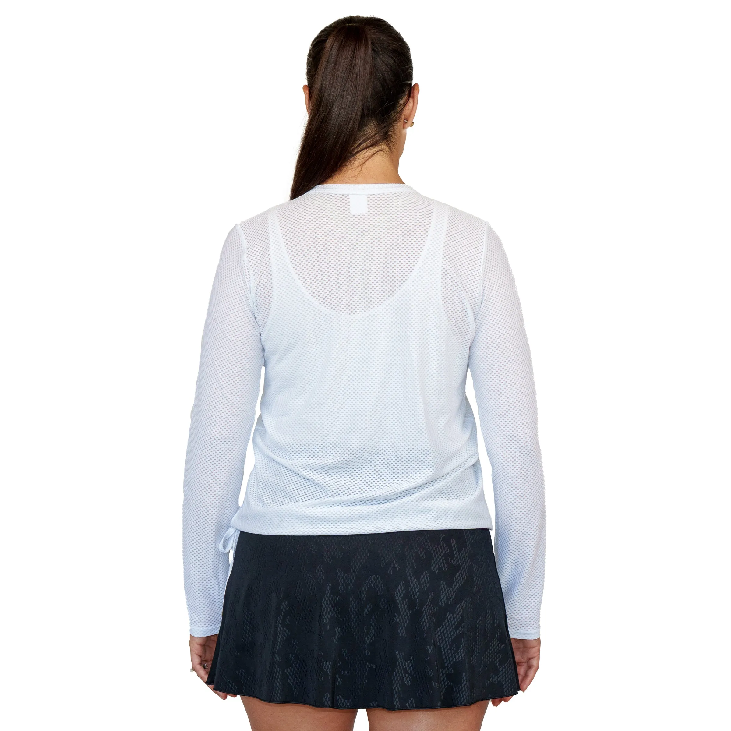 T.E.N.N.I.S. Long Sleeve Original Mesh Top