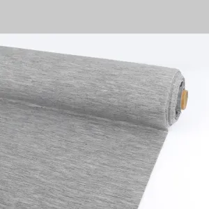 W | Brushed Merino Sweatshirting - Grey Marle